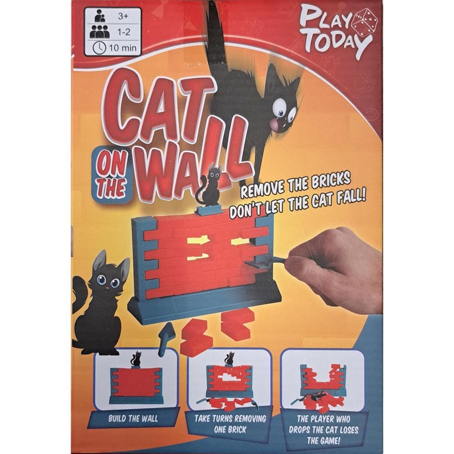 Chat sur le mur balanspel