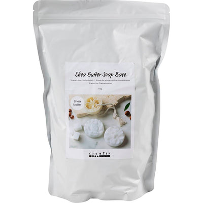 Base de savon Creativ company au beurre de karité, granulés, 1000 gr 1 boîte