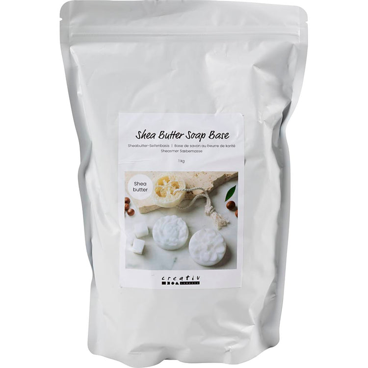 Base de savon Creativ company au beurre de karité, granulés, 1000 gr 1 boîte