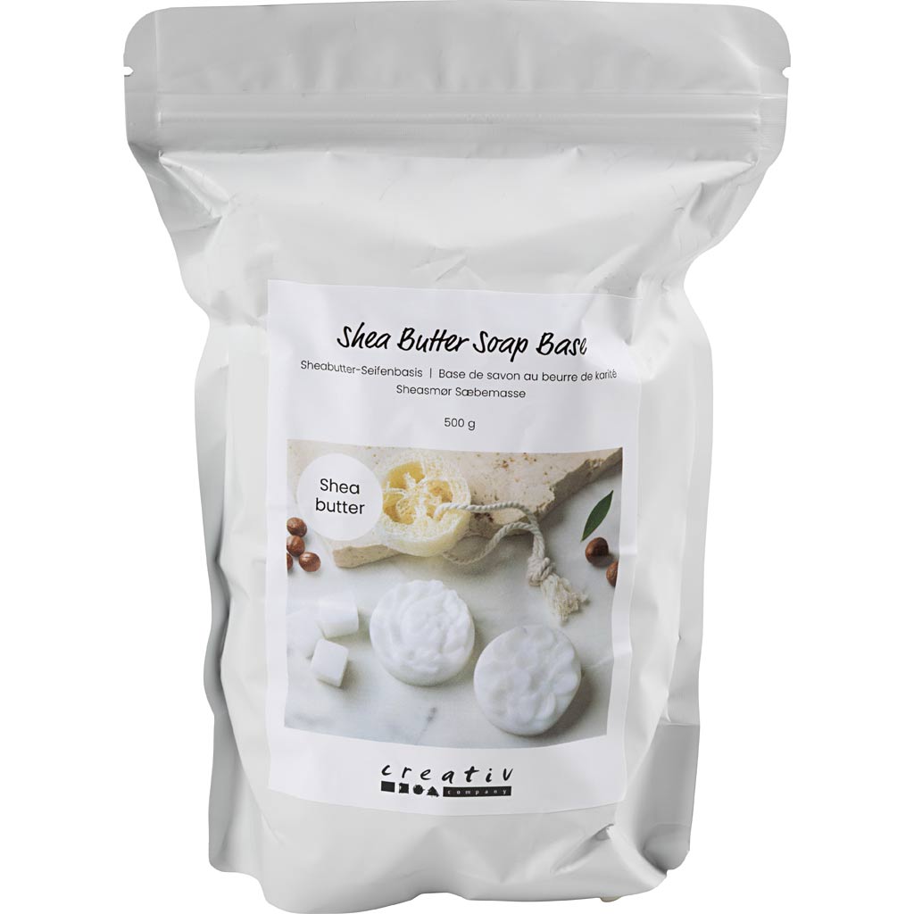 Base de savon Creativ company au beurre de karité, granulés, 500 gr 1 boîte