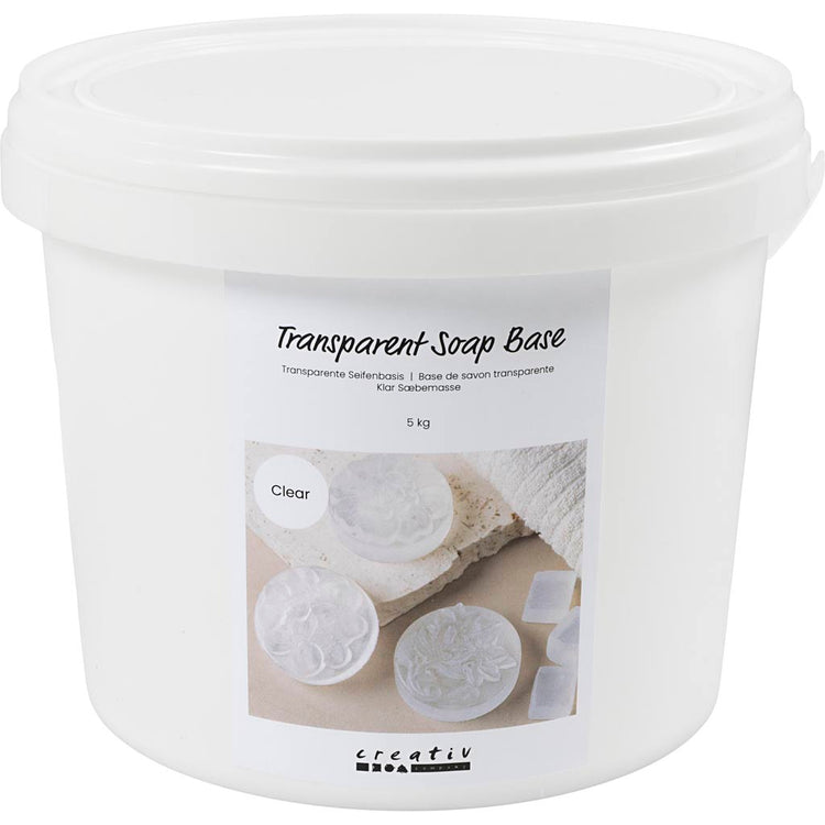 Base de savon transparente Creativ company, granulés, 5000 gr 1 boîte