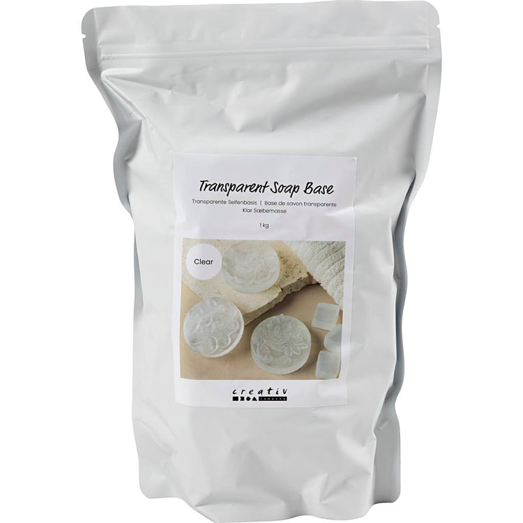 Base de savon transparente Creativ company, granulés, 1000 gr 1 boîte