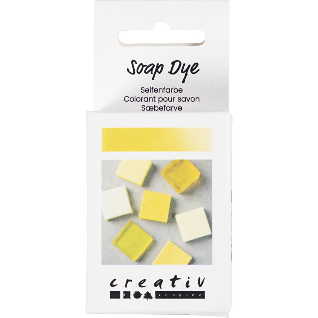 Peinture au savon Creativ company, jaune, 10 ml 1 bouteille