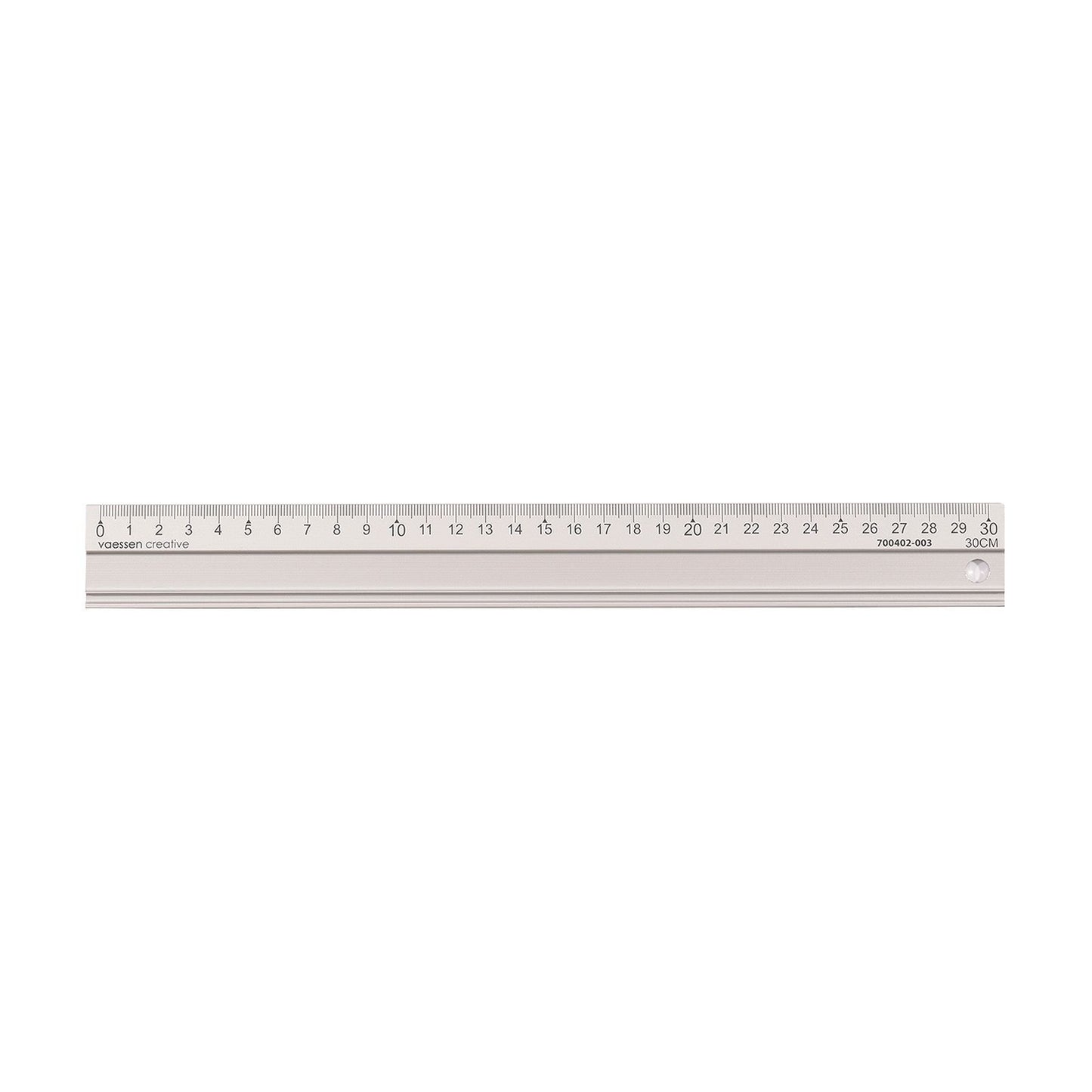 Vaessen creative • règle de coupe en aluminium 30 cm