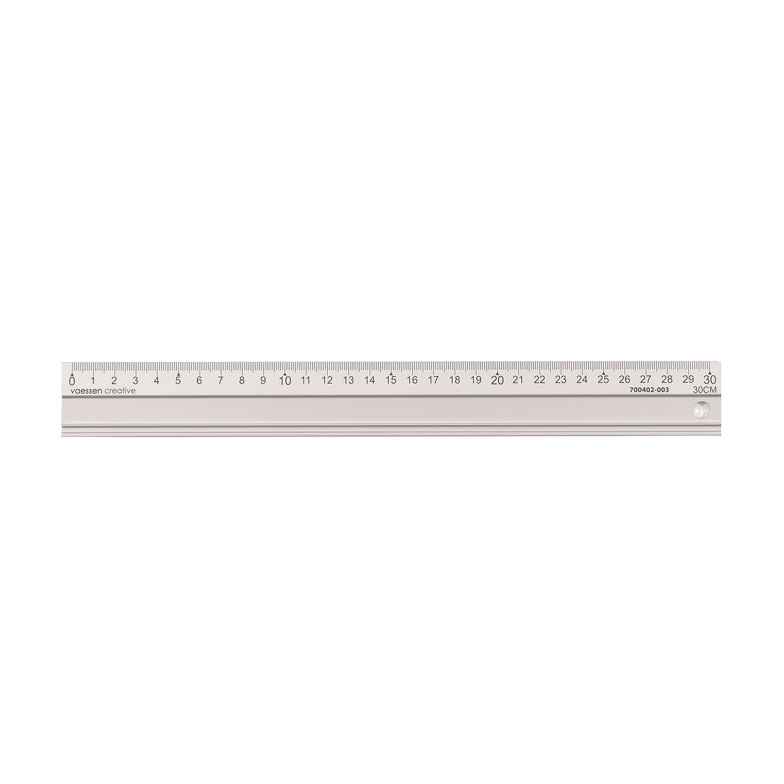 Vaessen creative • règle de coupe en aluminium 30 cm