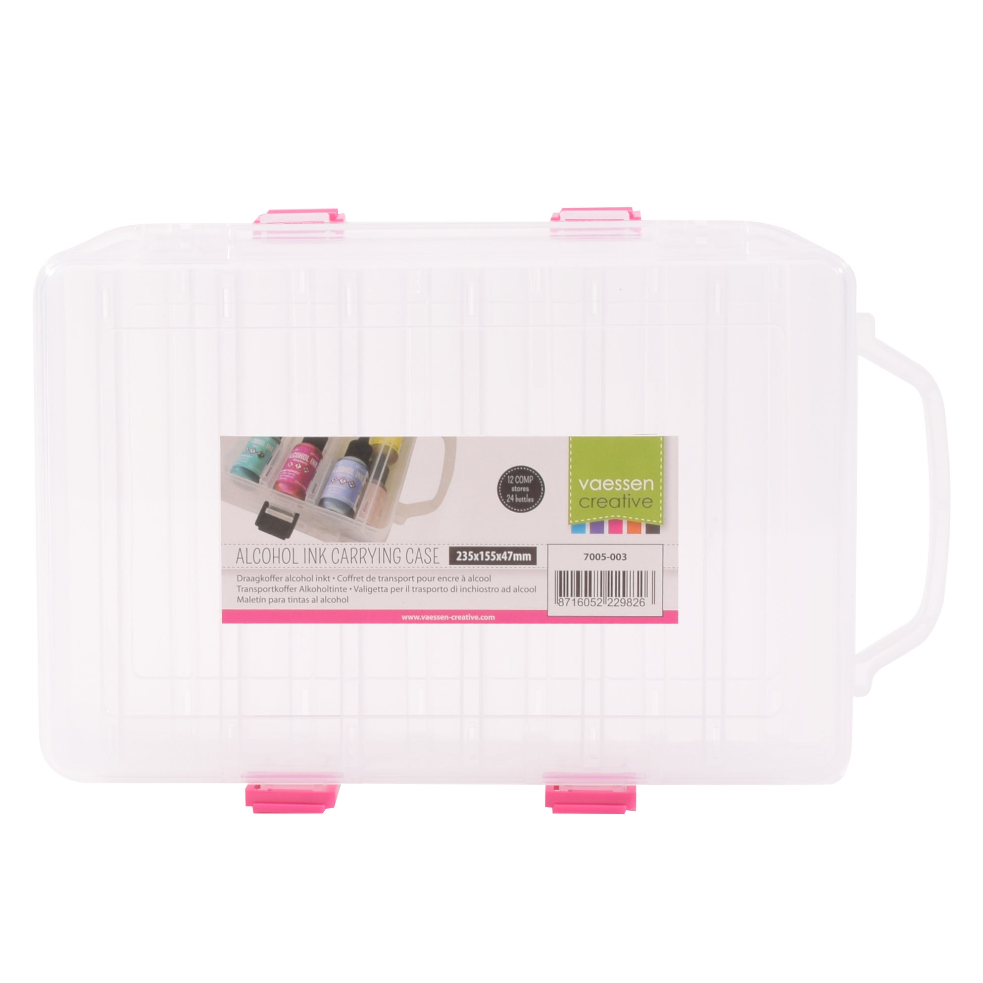 Vaessen creative • boîte de rangement pour encres à alcool 23,5x15,5x4,7cm