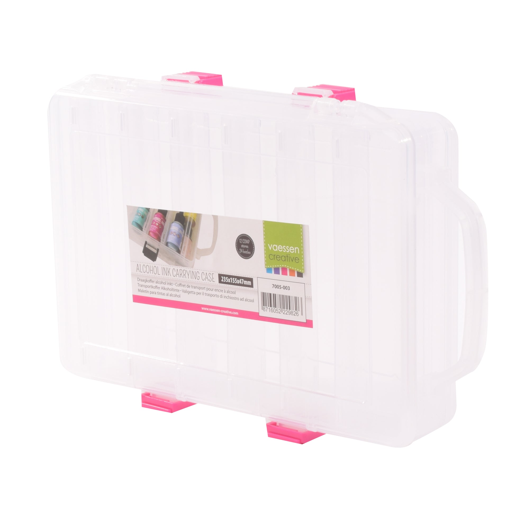 Vaessen creative • boîte de rangement pour encres à alcool 23,5x15,5x4,7cm