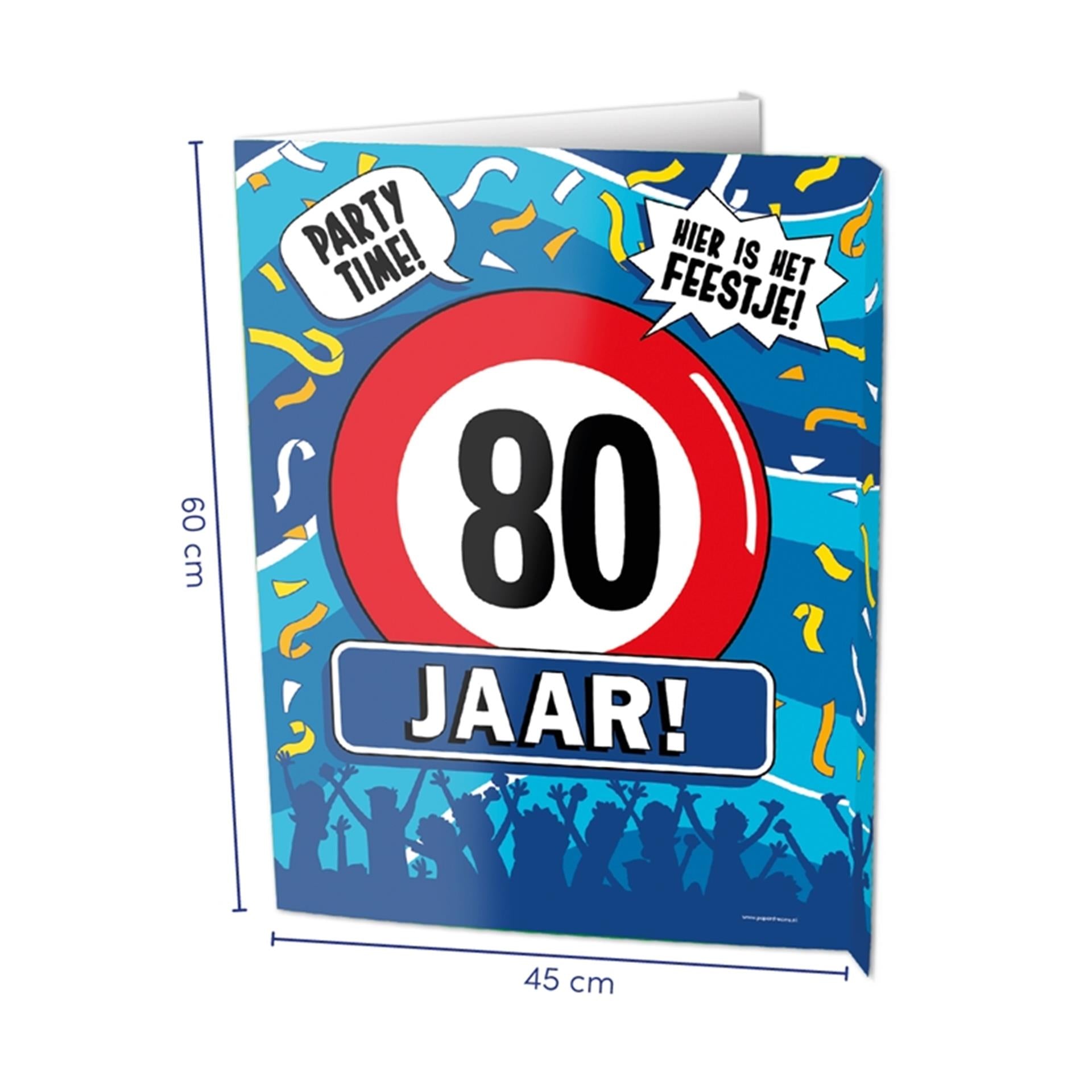 Panneaux de fenêtre Paperdreams - 80 ans