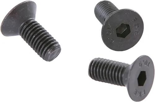 Vis de boulon de borne m8 zinc noir 3 pcs. 15mm
