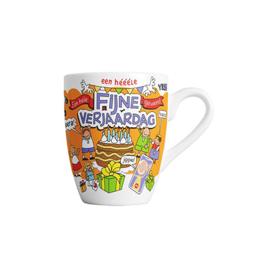 Mug dessin animé Paperdreams joyeux anniversaire