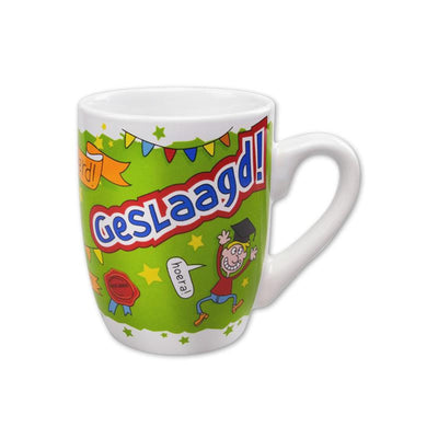 La tasse de dessin animé Paperdreams s'est bien passée