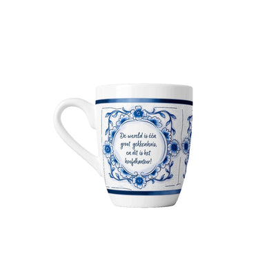 Paperdreams Delft tasse bleue maison de fous
