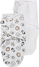 Couverture d'emmaillotage Meyco baby animal uni - pack de 2 - multicolore - 0-3 mois - 1,0 tog