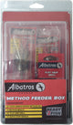 Boîte d'alimentation de méthode Albatros ready2fish - boîte de pêche complète avec mangeoires de méthode, gabarit et outils