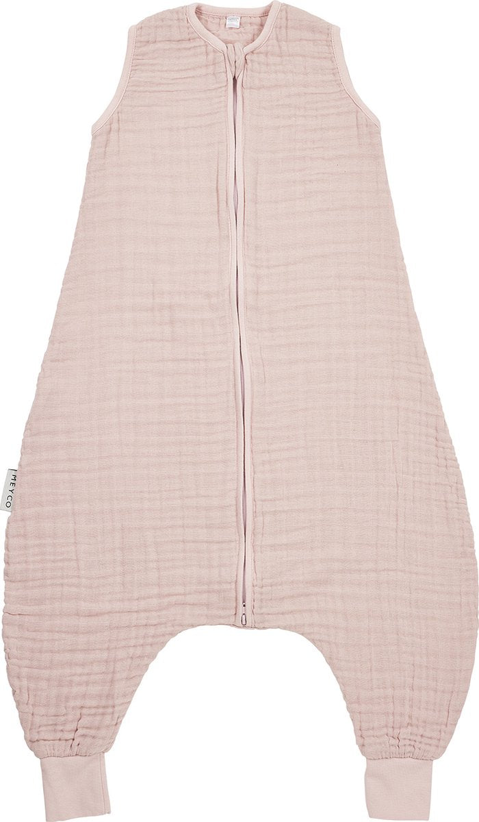Meyco baby uni baby summer sleep salopette pull - hydrophile prélavé - rose tendre - 92 cm - 0,5 tog