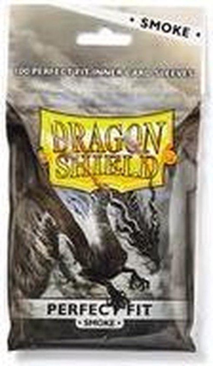 Dragonshield 100 pochettes Dragon Shield, ajustement parfait, pochettes intérieures pour cartes fumées de taille standard