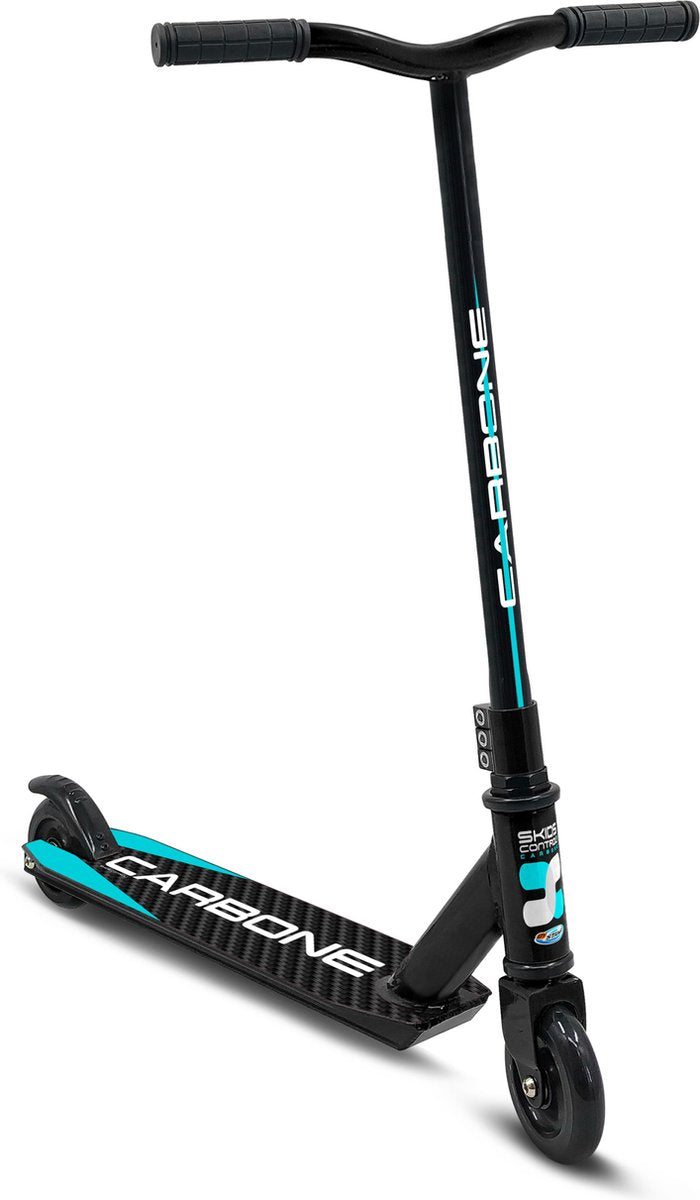 Carbone cassette à pied Turquoise noire