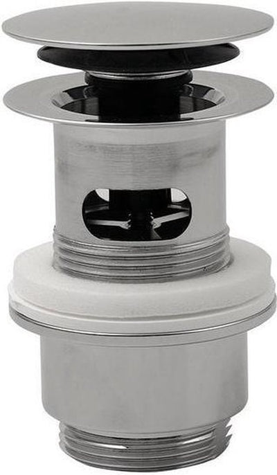 Bouchon de vidange Plieger verrouillable cliquable diamètre 6,3cm filetage taille 5-4 chromé