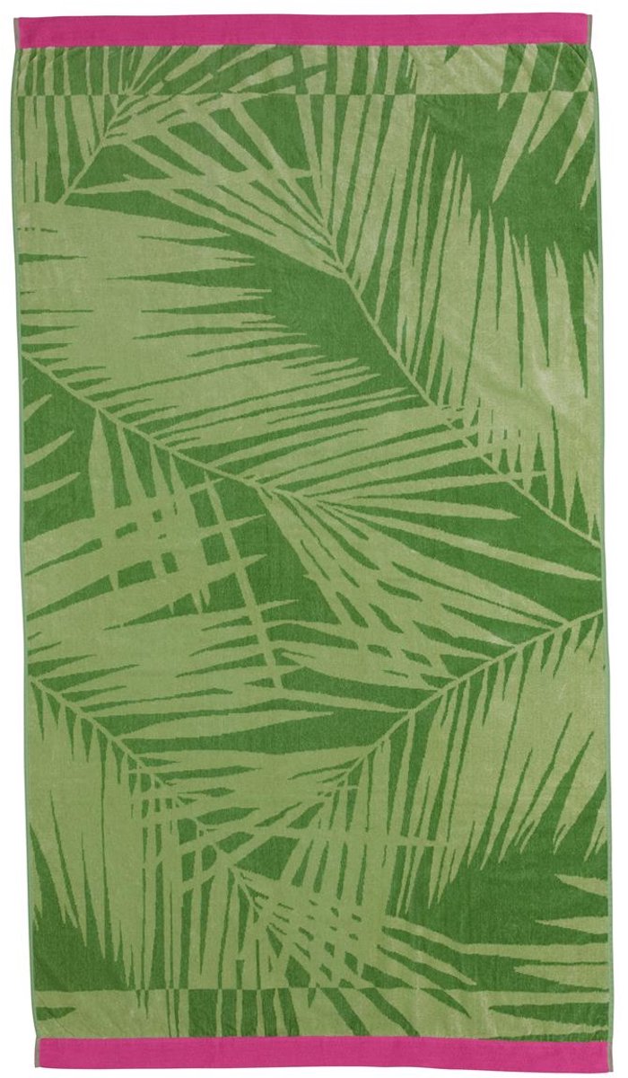 Serviette de plage Kaat Amsterdam Belize - 100x180 cm - vert