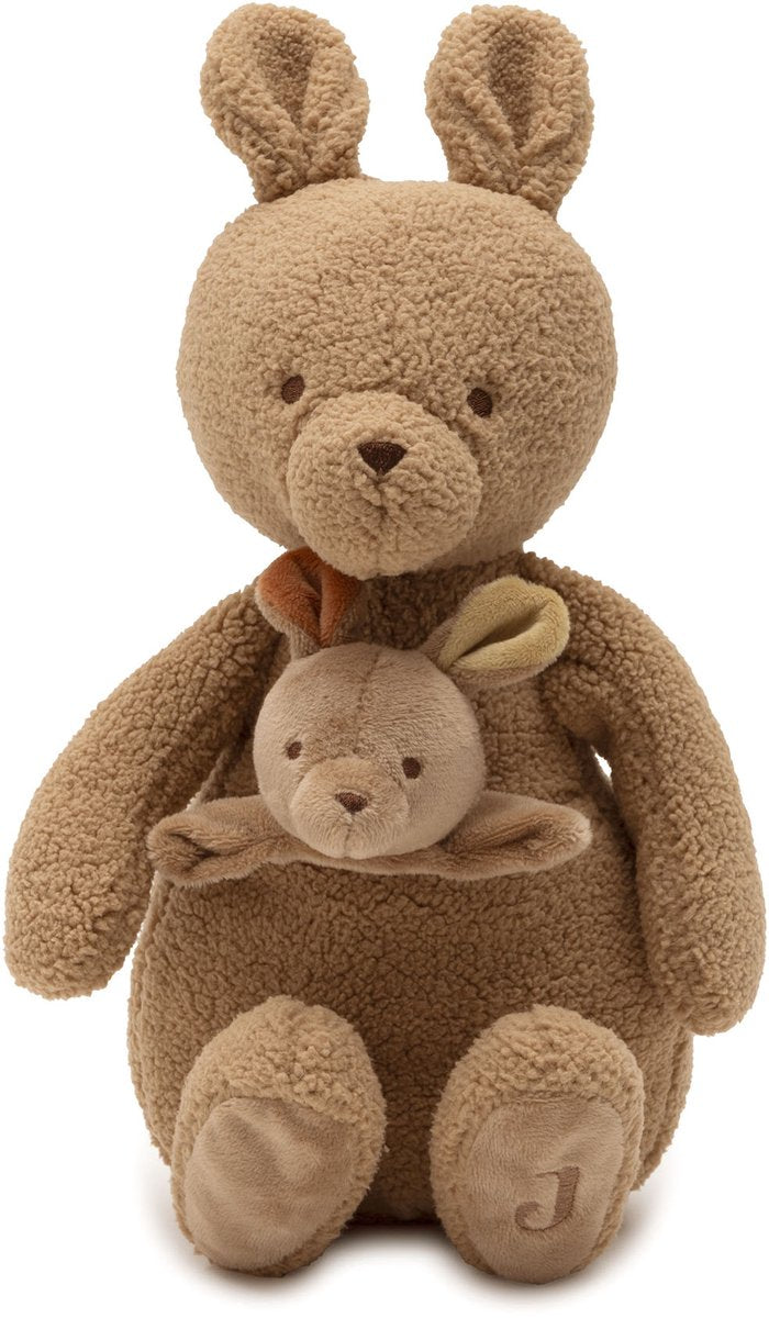 Jollein peluche kangourou - kangourous - tissu doux