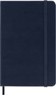 Agenda Moleskine 12 mois - 2027 - quotidien - poche - couverture rigide - bleu saphir