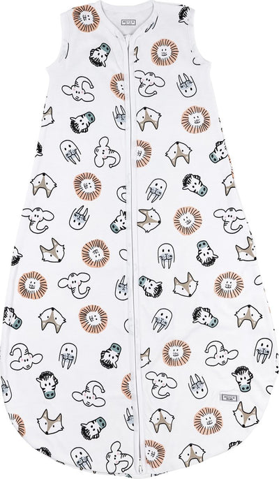 Meyco baby animal gigoteuse d'été bébé ronde - multicolore - 62cm - 0,5 tog