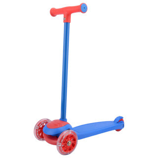 Tricycle scooter pas à pas Alert bleu rouge