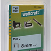 Agrafage à dos large Wolfcraft | tapez 050 | 8mm | 1500 pièces - 7011000