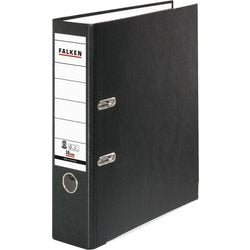 Falken classeur a4 80 mm noir 2 anneaux carton recyclé