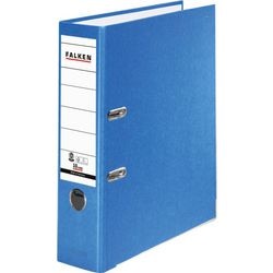 Falken classeur a4 80 mm bleu 2 anneaux carton recyclé