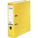 Falken classeur a4 80 mm jaune 2 anneaux carton recyclé