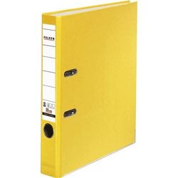 Falken classeur a4 50 mm jaune 2 anneaux carton recyclé