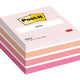 Cubes de couleurs post-it 2028-p 76 x 76 mm pastel assortis 450 feuilles