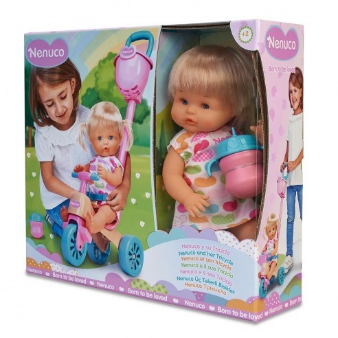 Nenuco Doll avec son tricycle