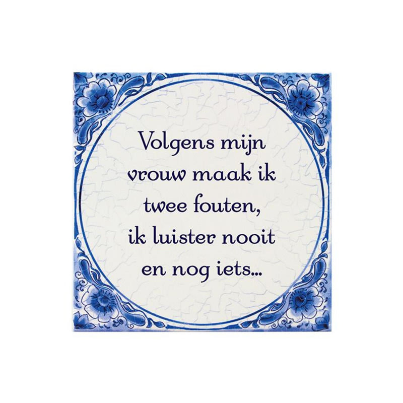 Paperdreams tegel delfts bleu - deux fouten