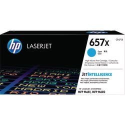 Cartouche de toner hp cf471x 657x cyan