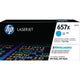 Cartouche de toner hp cf471x 657x cyan
