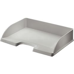 Corbeille à courrier Leitz A4 polystyrène gris