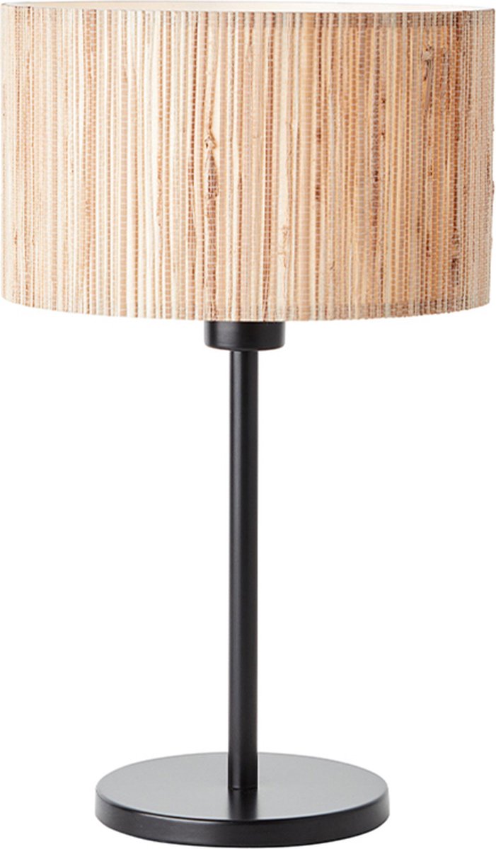 Brilliant wimea - lampe de table - e27 max 1x42w - noir nature