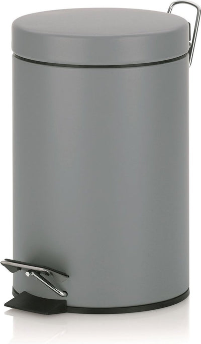 Poubelle à pédale Kela Monaco - 3 l - gris clair -