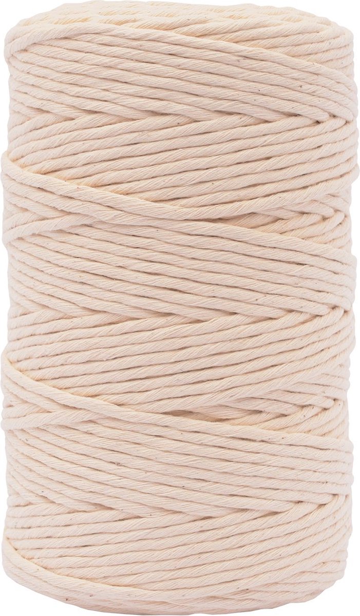 Corde macramé créative Vaessen - naturelle - 3mmx200m