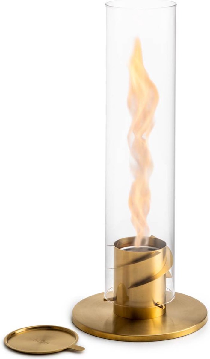 Höfats Spin 90 atmosphère lanterne en acier inoxydable 19 x 40,5 cm d'or