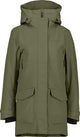 Didriksons frida wns parka 7 veste outdoor femme - vert foncé