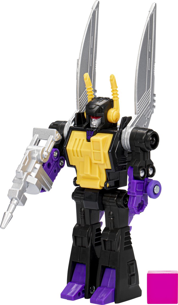 Hasbro transformers - les transformateurs : le film rétro kickback figurine 14 cm - multicolore