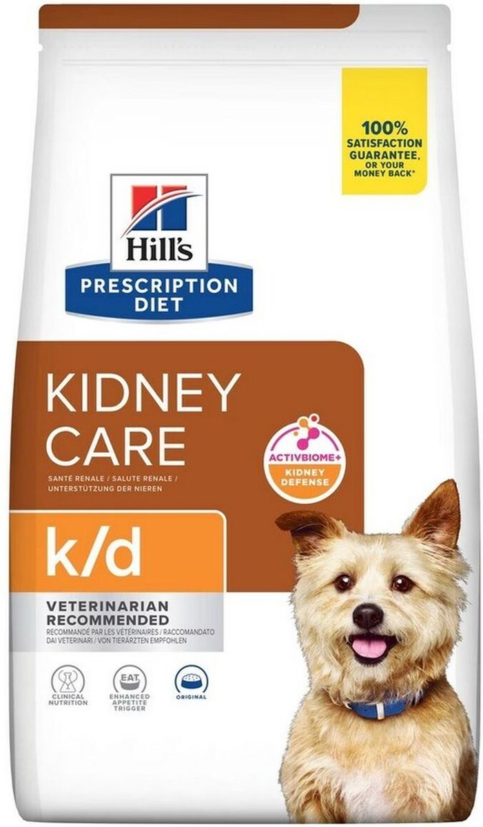 Hill's prescription diet k d - nourriture pour chiens - soutient la santé rénale - protéines de haute qualité - convient aux chiens adultes