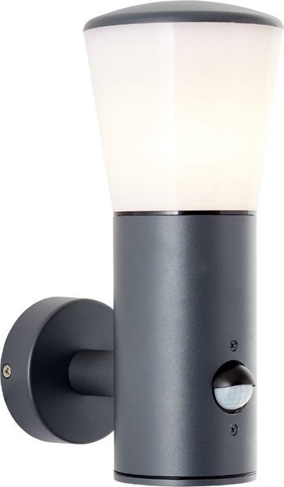 Brilliant cliffi - applique d'extérieur - avec capteur - e27 max 1x28w - ip44 - anthracite