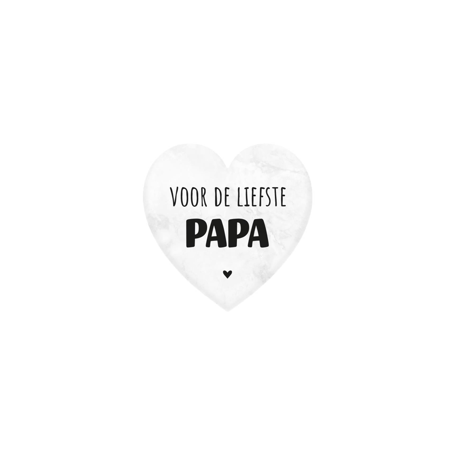 Coeur en marbre Paperdreams - papa