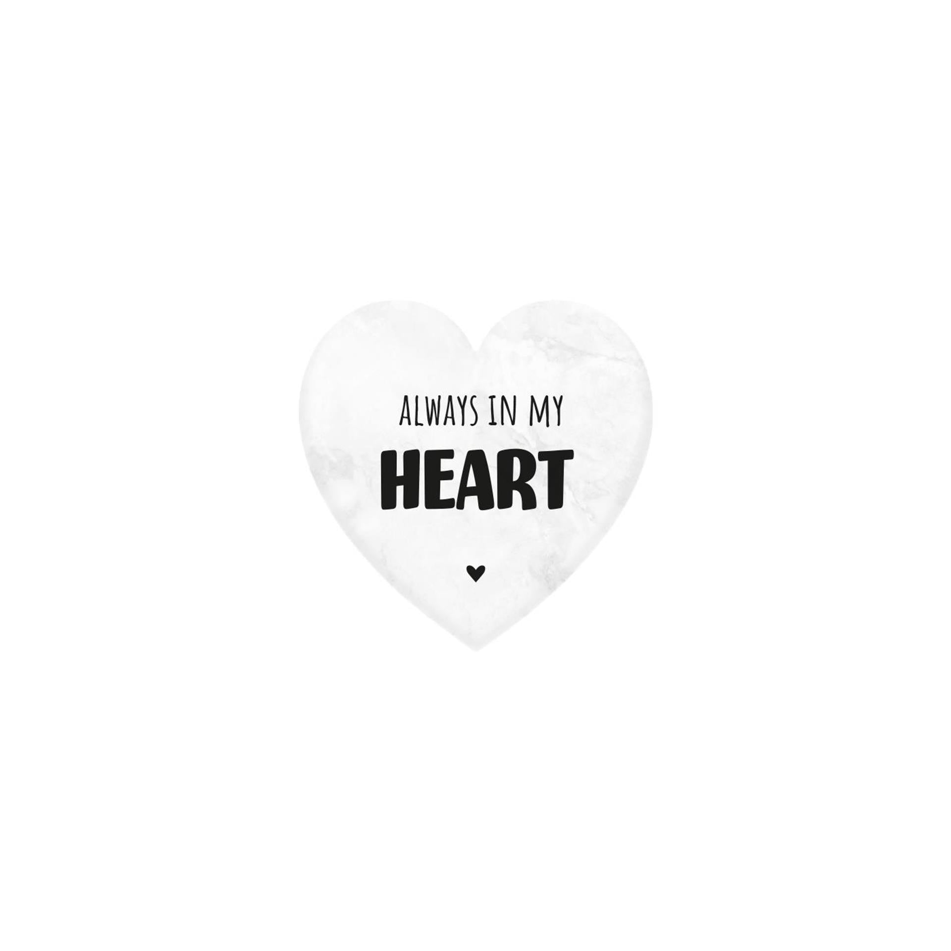 Coeur en marbre Paperdreams - dans mon coeur