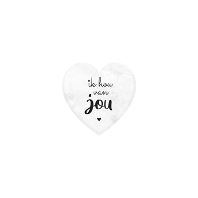 Coeur en marbre Paperdreams - je t'aime