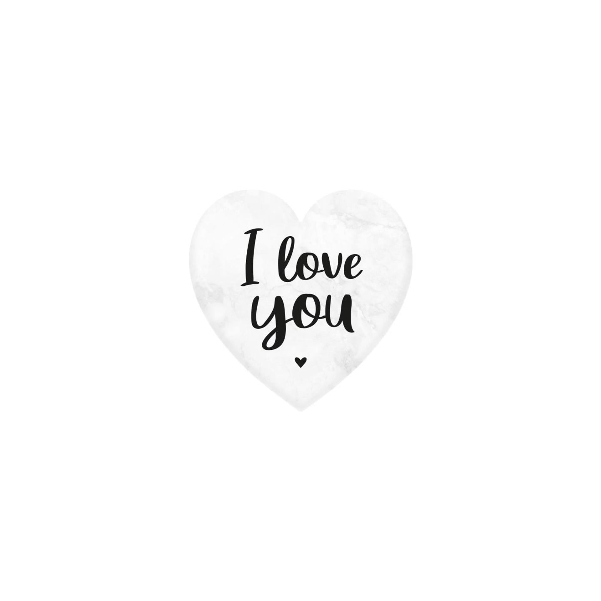 Coeur en marbre Paperdreams - je t'aime